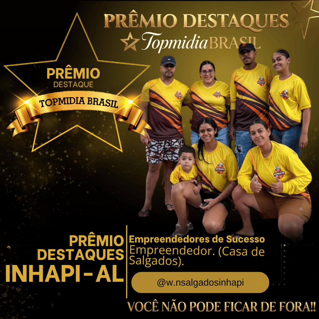 INHAPI-AL 2026 empreendedor. (casa de salgados).